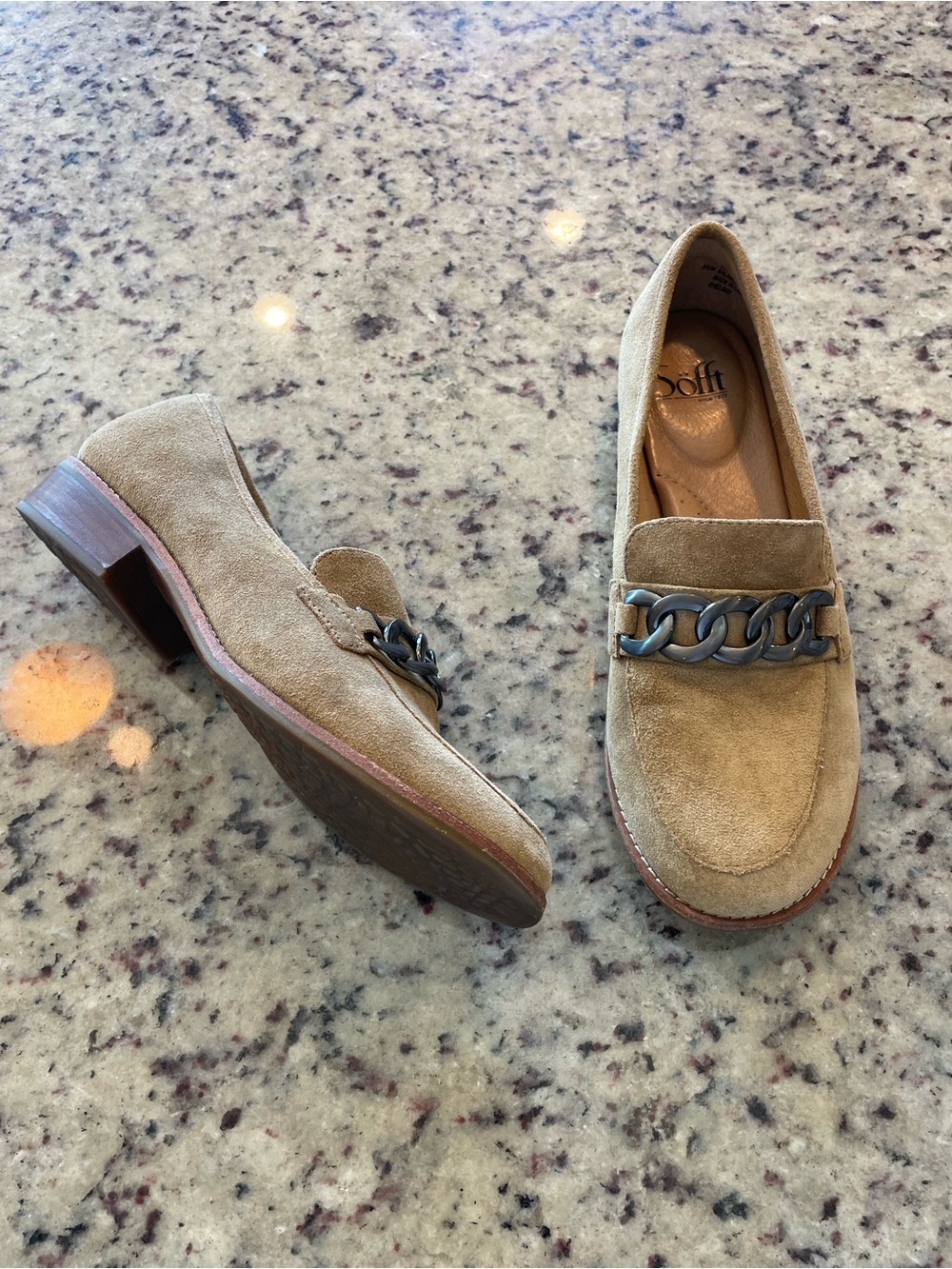 Söfft Nevara loafers in Hazelwood suede 8.5 retail $120